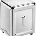 New Star Foodservice 24043 Stainless Steel Short Napkin Dispenser, 3.875 by 4.75 by 5.5-Inch