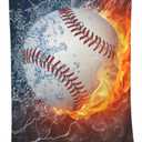Baseball Sport Cool Ball Beach Towel Large Soft Absorbent Microfiber Quick Dry Oversized Bath Towels For Bathroom Men Boys Pool Camping Travel Swimming Picnic Sports