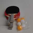 Ping Pong Paddle Set, Professional Table Tennis Racket Set with 6 Ping Pong Balls, Ping Pong Paddles 4 Player Set, Ping Pong Set Starter Kit