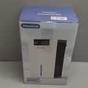 Dehumidifier, 98OZ Dehumidifiers for Home(1000sq.ft), Humidity Display Dehumidifier for Basement Bathroom Bedroom, Auto Shut Off, Washable Filter, Drain Hose, Timer, 7 Ambient Lights, Gray