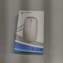 Wireless Bluetooth Mouse Rechargeable Laptop Mice with LED Lights Silent Slim Use(BT5.2 and 2.4G Portable USB) Dual Mode Computer Mouse for Laptop/iPad/Tablet/Apple/Computer/Mac (Black)