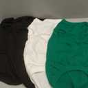 Chol&Vivi Plain Dog Shirt, 4pcs Blank Cotton Shirts Fit for Extra Small to Extra Large Size Dogs, Sleeveless Apparel Soft and Lightweight, Tank Top for All Breeds, Black/Grey/White/Dark Green, Large (L (19" Chest))