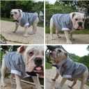 Lovelonglong Pet Costume Dog Suit Formal Tuxedo with Black Bow Tie for Small Dogs Cat Clothes Chihuahua Clothing Gray XS