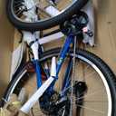 Retrospec Dart 20 Inch Kids Bike - 7-Speed Hybrid Bicycle for Ages 6-11 with 29in All-Season Tires & Shock Absorption - Adjustable Height Youth Bike with V-Brakes & Smooth Gear Shifting (Blue Tang)