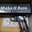 Money Gun Automatic Cash Toy Gun Make It Rain Money Shooter Gun for Parties,Club Events Christmas, Halloween, Birthday Parties, Weddings Fun Prop Money Gun for New Year Gift