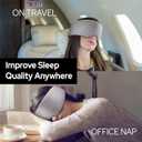 Cotton Sleep Eye Mask for Men Women, 100% Blocking Light Sleeping Mask for Side Sleeper, Soft Zero Pressure Cooling Blackout Eye Masks for Sleep, Eye Covers for Sleeping fits All Heads Adjustable