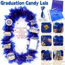 Class of 2026 Graduation Leis with Money Gift Set, 2 pcs Candy Lei Graduation Cash Holder,Personalized Graduation Gifts Money Leis with Photo Frame Congrats Grads Gift Idea for Graduate Party Supplies
