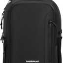 Sherpani Getaway, Casual Daypack Backpacks, Laptop Backpack, 22L Travel Backpack for Men Women, Travel Gift, Fits 15'' Laptop, RFID Protection (Raven), One Size