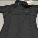 GUESS Women's Eco Gelsey Full Zip Sweatshirt, Jet Black , Size L