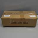 2ft Prelit Artificial Small Christmas Tree,24" Tabletop mini Xma Tree with Pine Cones Includes 50 LED Lights and Cloth Bag Base