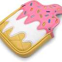 Golf Wood Head Covers Driver Cover 3 Wood Headcover Hybrid Head Covers Embroidery Ice Cream Design Golf Club Headcovers Leather Hand-Made Wood Head Cover