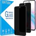 MAYtobe [2-Pack Privacy Screen Protector Designed for Samsung Galaxy A35 5G Tempered Glass, No Bubbles, Anti Scratch, Easy to Install (Black)