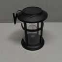 Solar Lanterns Outdoor Waterproof: 1 Pack Hanging Solar Lights for Outside Patio Porch Garden Tabletop Decor - Bright LED Warm White Solar Powered Lighting - Unique Gardening Lovers Mom Gifts