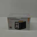 Toastmaster 2-Slice Cool Touch Toaster, black with stainless accent