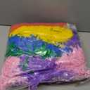 Yunsailing 48 Pieces Plastic Cheer Pompoms Sports Dance Cheerleader Pom Poms with Handles Squad Team Spirited Sports Party Dance Cheering Decorations for Adults Cheerleading