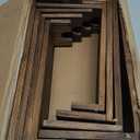 2 Set Wooden Tiered Risers Display Stands for Vendor Events,Stackable Wooden Cupcake Display Stand,Farmhouse Decor Wood Dessert Table Display Set,Vendor Booth Display Items,Food Display Risers for Party12-11.2-10.4-9.6IN