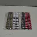 Maitys 720 Pieces 30 Sets Medium Square Press on Nails Glossy Fake Nails Solid Color Artificial Tips Full Cover for Women Girls Ballerina DIY(Cool Colors)