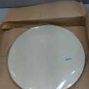 Whaline 18 Inch Wood Circles for Crafts 10Pcs Christmas Unfinished Round Wooden Discs Farmhouse Rustic Wood Sign 3mm Natural Blank Wood Slices for Winter DIY Painting Carving Art Craft Wood Burning