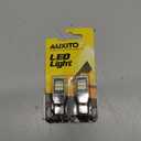AUXITO 912 921 LED Bulb for Backup Light Reverse Lights High Power 2835 15-SMD Chipsets Error Free T15 906 922 W16W Bulbs, 6000K White, Exterior Light Bulbs (Upgraded, Pack of 2)