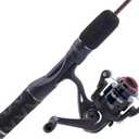 Ugly Stik GX2 Ice Spinning Reel and 32" Fishing Rod Combo, 1-Piece, Graphite and Fiberglass Rod with Clear Tip Design, New Model, Medium 