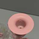 Mumufy 2 Pcs Pink Bow Taper Candlestick Holders Tall Pillar Candle Holders Decorative Candlestick Holder for Home Decor, Wedding, Dinning, Party, 2 Size 10 Inch 8 Inch, Single Sided Bow