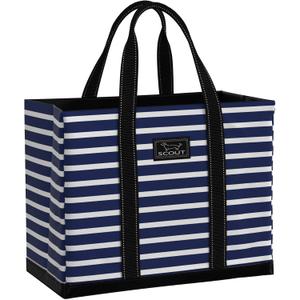SCOUT Original Deano Tote - Durable Lightweight Open Top Beach, Pool & Lake Bag, Inside Zip Pocket, Folds Flat
