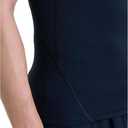 Under Armour Men's HeatGear Armour Comp Mock Short Sleeve T-Shirt, Black (001)/White, Small