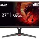 acer Nitro 27" WQHD 2560x1440 IPS PC Gaming AMD FreeSync Premium | 300Hz | Up to 0.5ms | 99% sRGB | DisplayHDR 400 | ErgoStand | VESA Mounting | 1 x DP 1.4 & 2 x HDMI 2.1 | XV272U F3bmiiprx