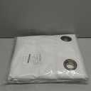 NICETOWN Natural 100% Blackout Linen Curtains 84 inch Long Burg for Living Room, 2 Panels, 52" Wide, Farmhouse Thick Completely Blackout Window Treatment Thermal Insulated Warm Drapes for Winter