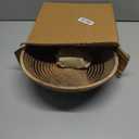 NIRMAN FRUIT BOWL Mango Wood Round Shaped Serving Bowl For Fruit,Dessert Platter Tray Dish Kitchen Dining Fruit,Dessert,Snack (12" x 12" x 5")