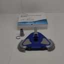 POOLAZA Pool Vacuum Head, Weighted Pool Vacuum Head with 1-1/4'',1-1/2'' Swivel Hose Connection, Bottom & Side Brushes, Pool Vacuum Heads for Inground Pools, Above Ground Pools & Vinyl Lined Pools
