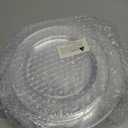 FLOWERCAT 60PCS Clear Plastic Plates - Disposable Clear Plates Heavy Duty for Christmas Party/Wedding/New Year - Include 30PCS 10.25inch Dinner Plates and 30PCS 7.5inch Dessert/Salad Plates