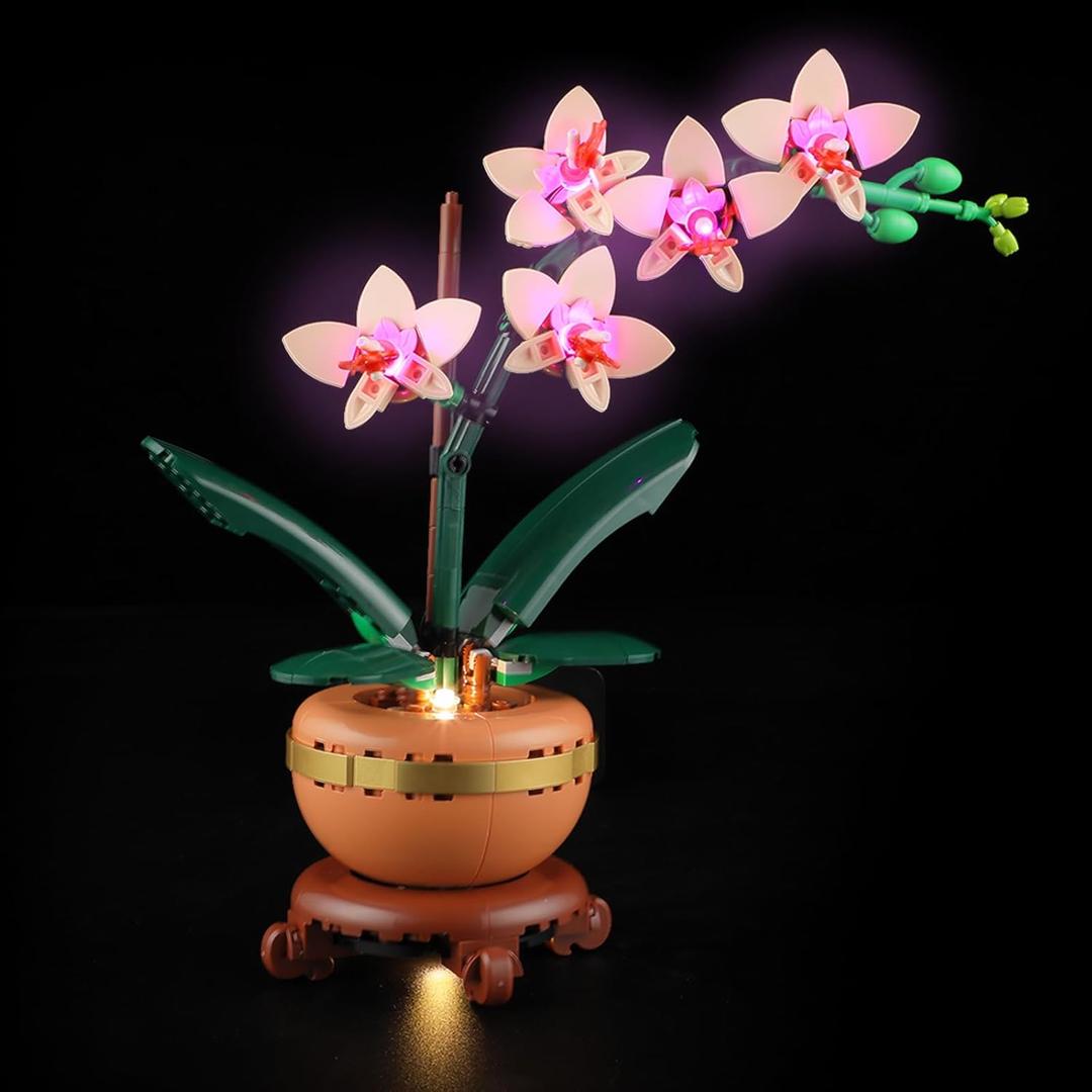 LIGHTAILING Light for Lego-10343 Mini Orchid - Led Lighting Kit Compatible with Lego Building Blocks Model - NOT Included The Model Set