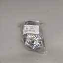 Outus 2 Pieces PVC Bulkhead Fitting with Plugs for Rain Barrels, Aquariums, Water Tanks, Tubs, Pools (1 Inch+5 mm Thick Silicon Seal Gasket, Dark Grey)