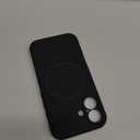 Miracase Compatible with iPhone 16 Case, [Soft Anti-Scratch Microfiber Lining], Compatible with MagSafe, Liquid Silicone Case Shockproof Drop Protection Phone Case for 16,Black