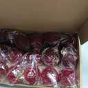 Menkxi 15 Pcs Christmas Velvet Balls 1.97 Flocked Christmas Hanging Ornaments Handmade Velvet Balls Xmas Tree Ornaments Xmas Tree Bulbs for Wedding Anniversary Party (Red)