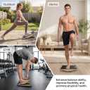Slant Board for Exercise, 2-in-1 Balance Board & Calf Stretcher with Timer,Adjustable Wooden Squat Wedge with Anti-Slip Surface,Incline Board for Stretching & Blance Training