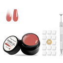 Ombre Gel Pat Nail Polish Set,Ombre Pigment for Nails,Gradient Painting Blooming pat Gel with 20Pcs Nail Sponges for 3D Gels Nail Art can be Painted in Salon or Home Use