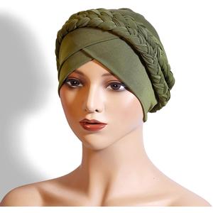 Turban for Women Men Fashion with Stretch Breathable Head Wrap Lightweight Satin Turbans Hat Headwrap for Daily Wear, One Size