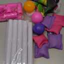 TOY Life Bean Bag Toss Game, Carnival Party Games, Cornhole Set for Kids Outdoor Games, Outside Toys for Kids Ages 4-8, Yard Outdoor Toys for Toddlers 3-5, Gifts for 3 4 5 6 7 Year Old Girls & Boys (Purple & Pink Unicorn)