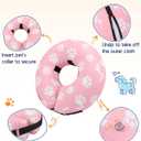 Supet Inflatable Dog Cone Collar Alternative After Surgery, Doggie Neck Donut Collar Recovery ECollar for Post Surgery, Soft Dog Cone for Small Medium Puppies Cats