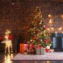 uxcell 24Pcs Purple 1.57 Inch Christmas Balls Ornaments Shatterproof Ornaments Hanging Balls for Xmas Trees, Wedding, Party Decorations