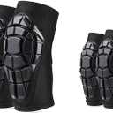 VIWINVELA Kids Knee Pads and Elbow Pads Set Toddler Soft Protective Gear (Small (2-4 Years old))