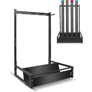 Weighted Bar Rack, Vertical Barbell Holder for Organize Weighted Barbells