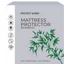 Protect-A-Bed, Rayon Made from Bamboo Waterproof Mattress Protector, Breathable, Noiseless, and Washable, Full