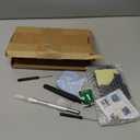 LNONLS 15 Pro Max Back Glass Replacement for iPhone 15 Pro Max Rear Back Cover Glass Waterproof and Camera Lens+Professional Repair Tool Kit (Blue Titanium)