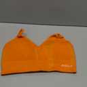 AUROLA Serpent Seamless Sports Bras for Women,Backless Padded Strappy Workout Gym Yoga Crop Tops (Medium, Serpent- Persimmon Orange)