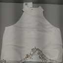 Forever 21 Womens Rhinestone-Trim Tank Top (Medium, White)
