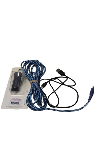 CELLCandy Dual Car Charger And Charge Sync Cable 10Ft