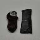 FESHFEN Ponytail Extensions, Long Claw Clip in Ponytail Hairpiece Synthetic Pony Tails Hair Piece Natural Wavy Hairpieces for Women, Multi Brown 20 inch